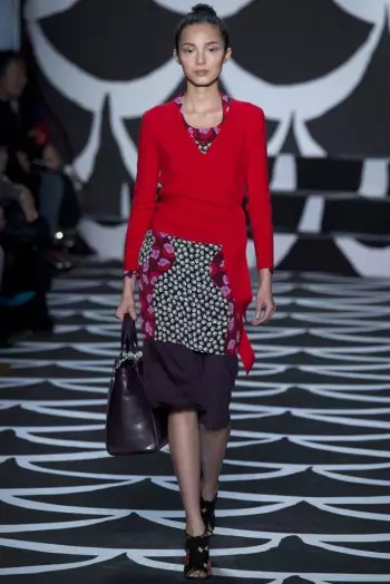 Diane von Furstenberg 2014 m. ruduo/žiema | Niujorko mados savaitė