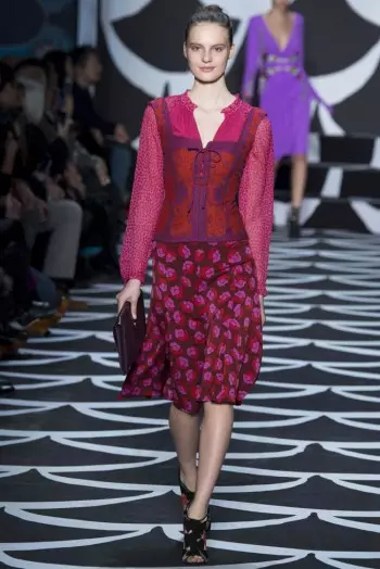 Diane von Furstenberg 2014ko udazkena/negua | New Yorkeko Moda Astea