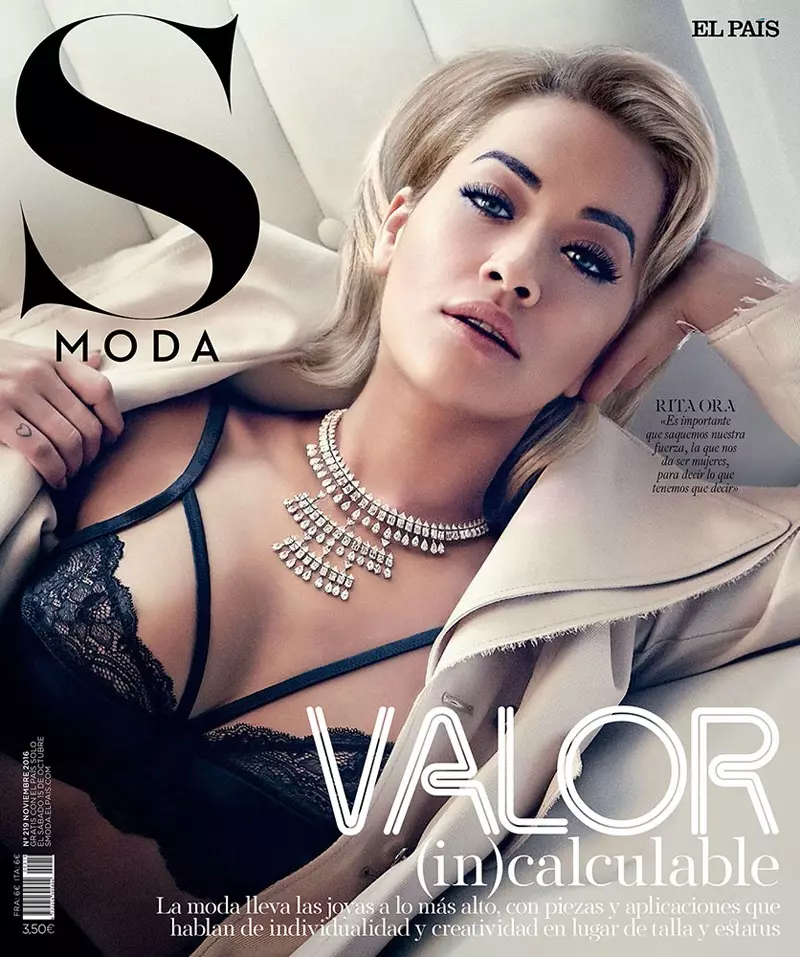 Rita Ora 在 S Moda 2016 年 11 月封面上