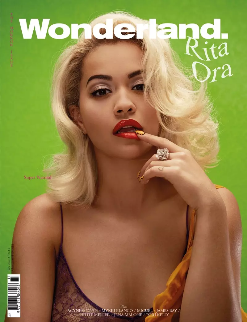 Η Rita Ora στο εξώφυλλο του περιοδικού Wonderland