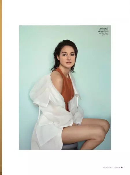 Mae Shailene Woodley yn Edrych Yn syml Gorgeous yn Ei Stori Clawr InStyle