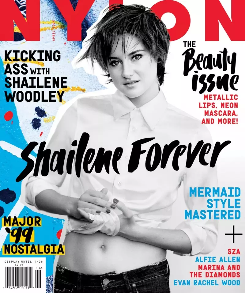 Shailene Woodley poserer for NYLON & Talks Feminist Quote