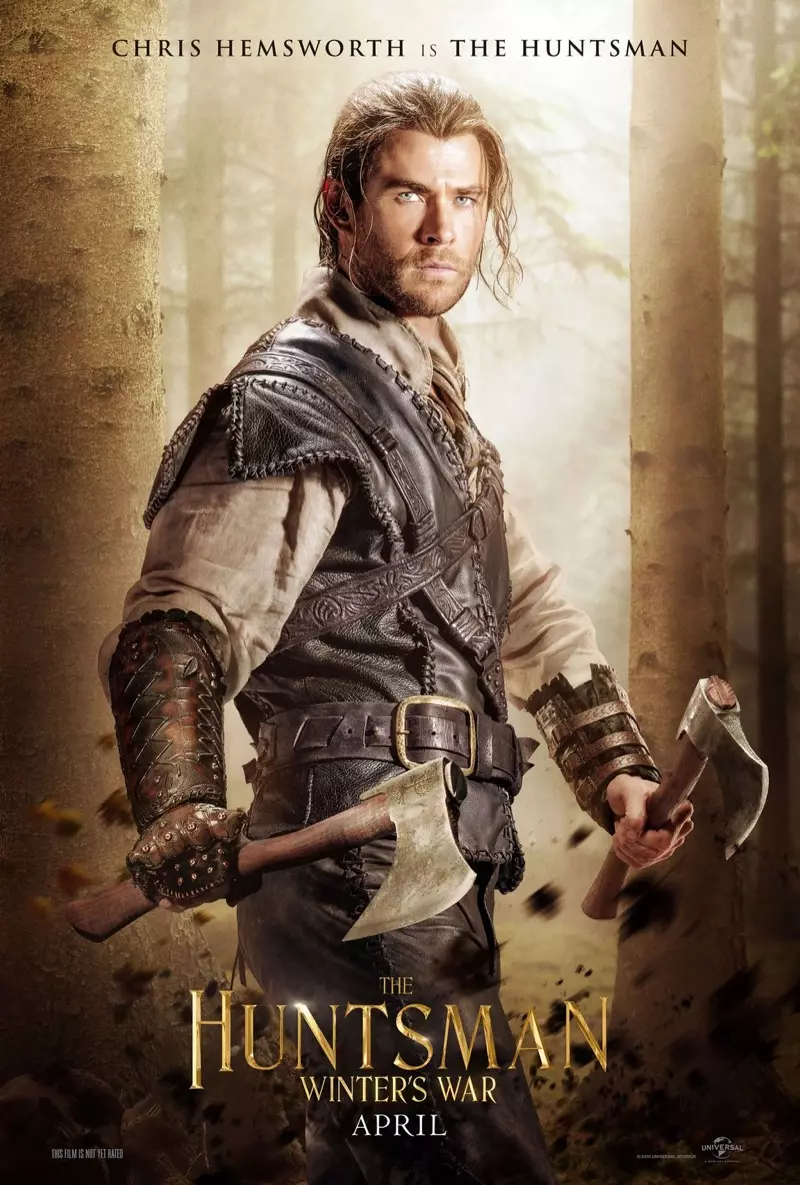 Chris Hemsworth as The Huntsman