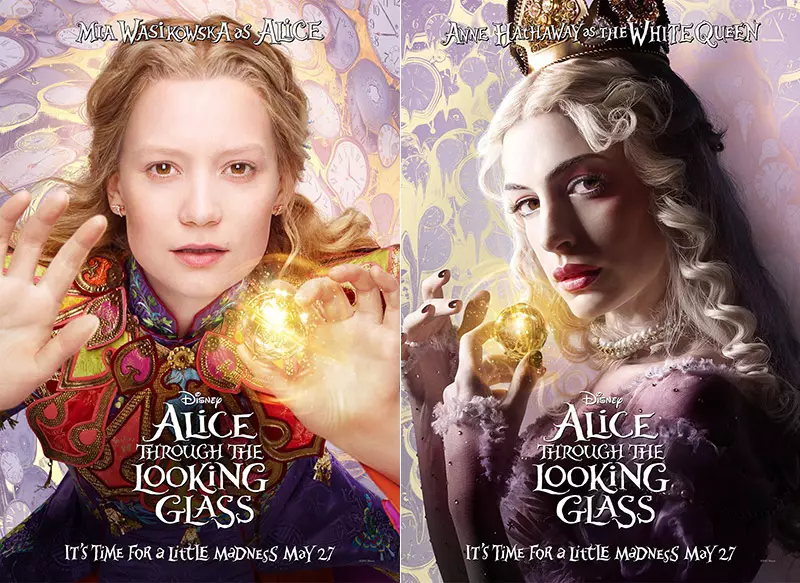 'Alice Through the Looking Glass' 2015eko zinema-kartelak