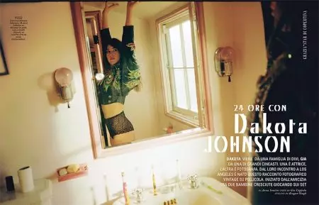 Dakota Johnson เป็นความงามตามธรรมชาติใน Grazia อิตาลี