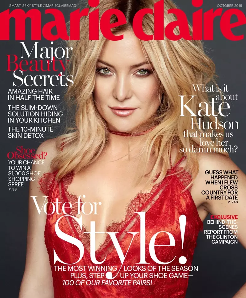 Kate Hudson Marie Claire October 2016 Photoshoot