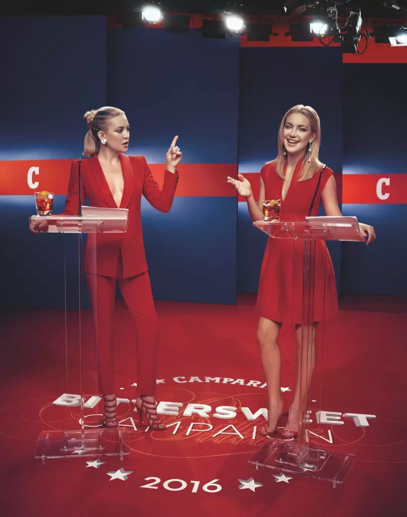 Kate Hudson para Campari (setembro)