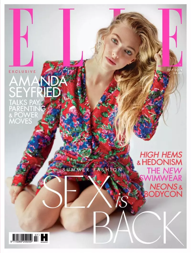 Amanda Seyfried នៅលើគម្រប ELLE UK ខែកក្កដា 2018