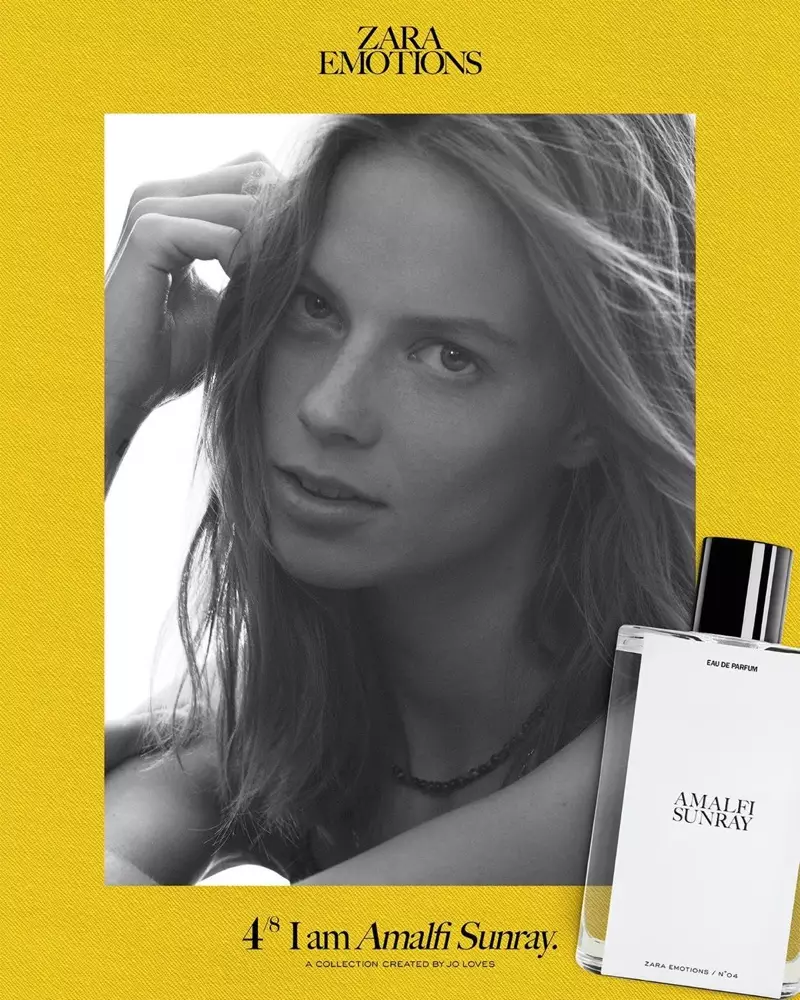 Lexi Boling ĉefrolas en Zara Emotions parfumkampanjo.