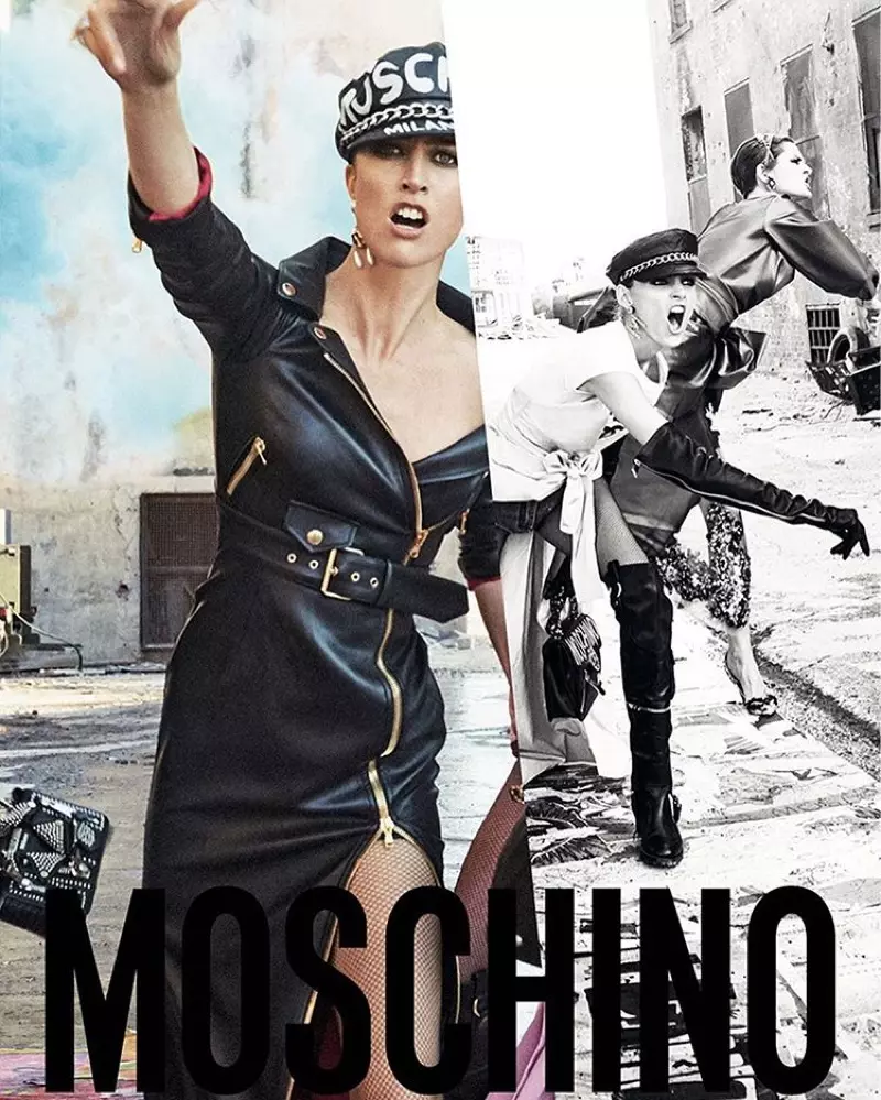 Raquel Zimmermann ane nyeredzi mumutambo weMoschino wekudonha-muchando 2016