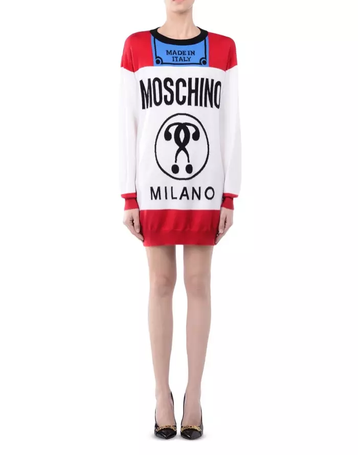 Vestido suéter de Moschino