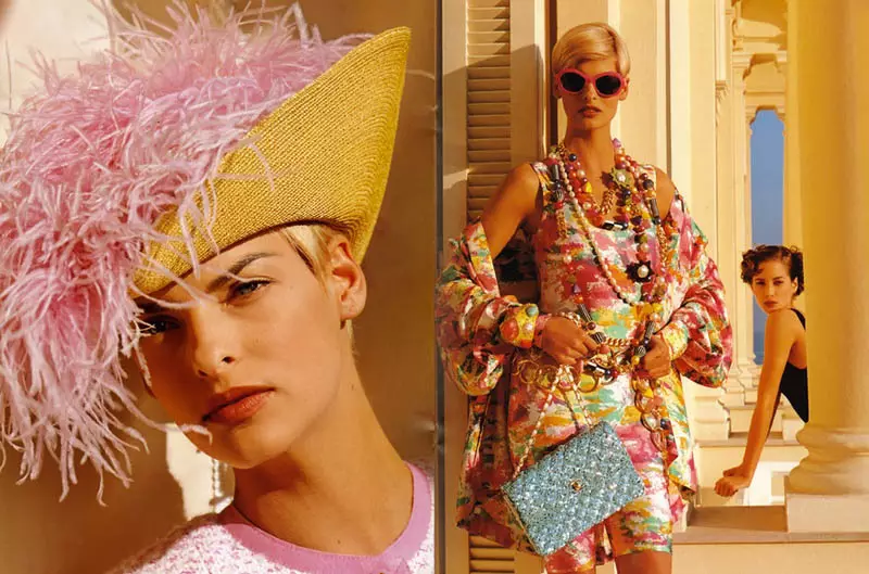 تاشلاش پەيشەنبە | Linda Evangelista & Christy Turlington نىڭ Chanel ئېلانلىرى 90-يىللار