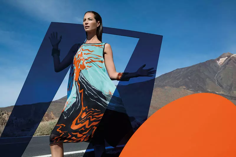 Christy Turlington Nyeredzi muMissoni Spring/Zhizha 2014 Campaign