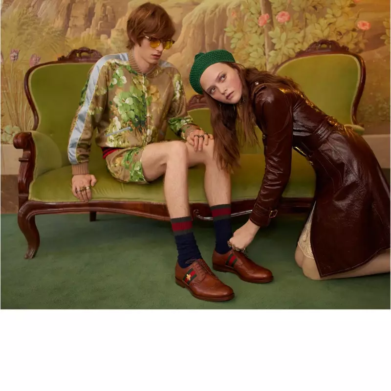 Hiji gambar tina pesiar urang Gucci 2016 kampanye