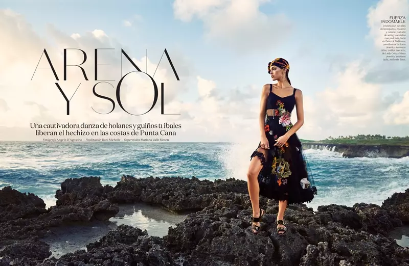 Samantha Gradoville spiller hovedrollen i Vogue Mexicos april-udgave