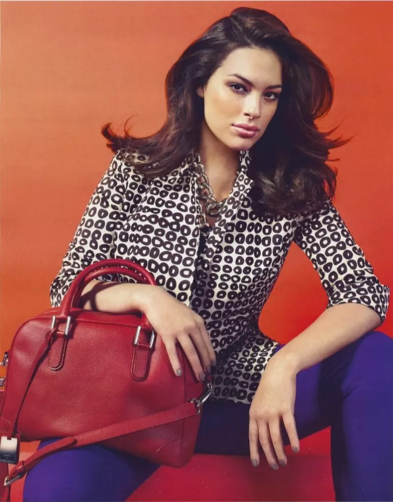 Ashley Graham per a la campanya Primavera/Estiu 2012 de Marina Rinaldi