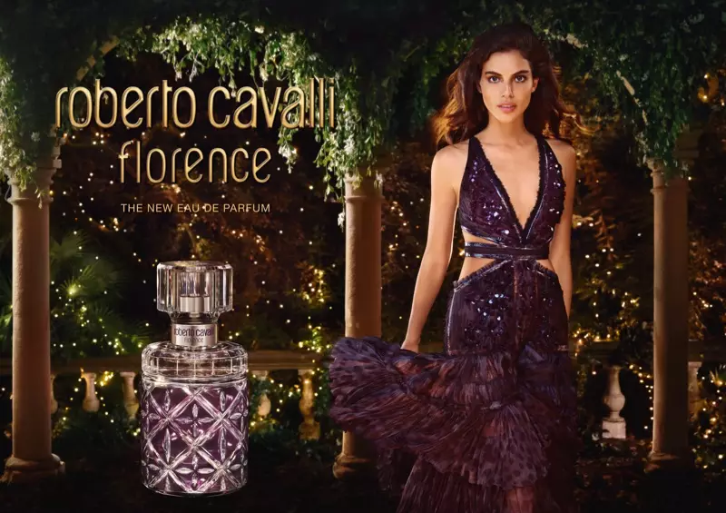 Shlomit Malka lidera a campaña de perfumes de Roberto Cavalli Florence