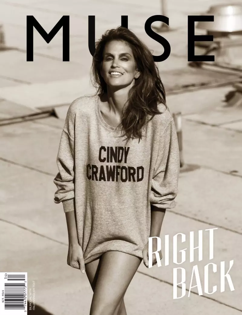 Cindy Crawford poserer for Mariano Vivanco i Muse sommeren 2013