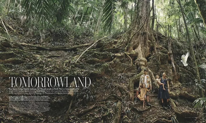 Gemma Ward na Familia Yake Wanachunguza Bryon Bay kwa Vogue Australia