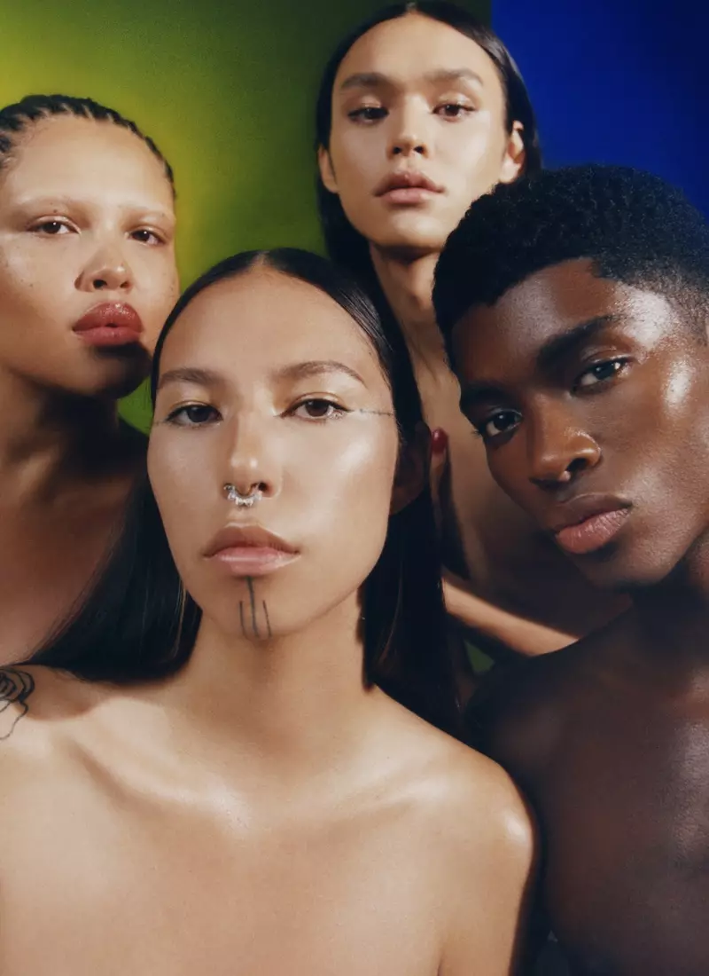 Quannah, Alva, Charlie Pose for Allure's Best of Beauty Feature