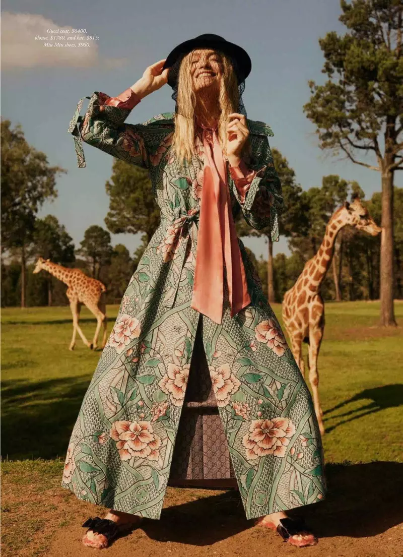 Gemma Ward 為 Harper's Bazaar Australia 打造華麗禮服