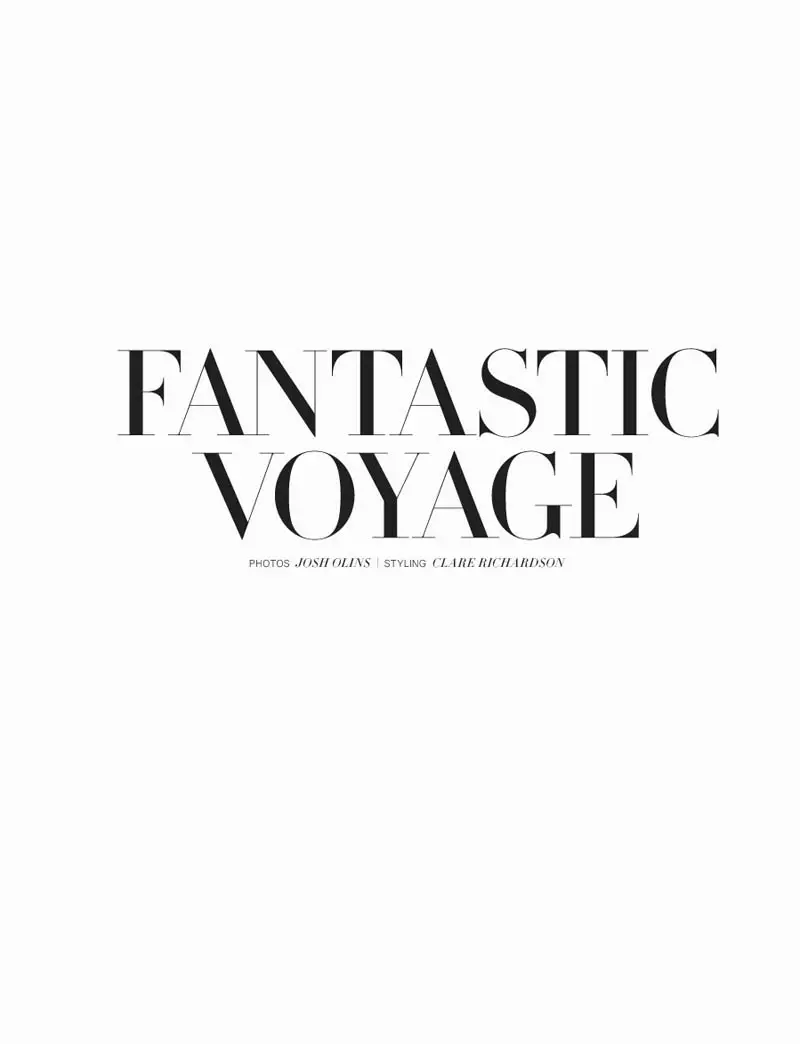 Ua faia e Catherine McNeil se 'Fantastic Voyage' mo le H&M Magazine Summer 2013