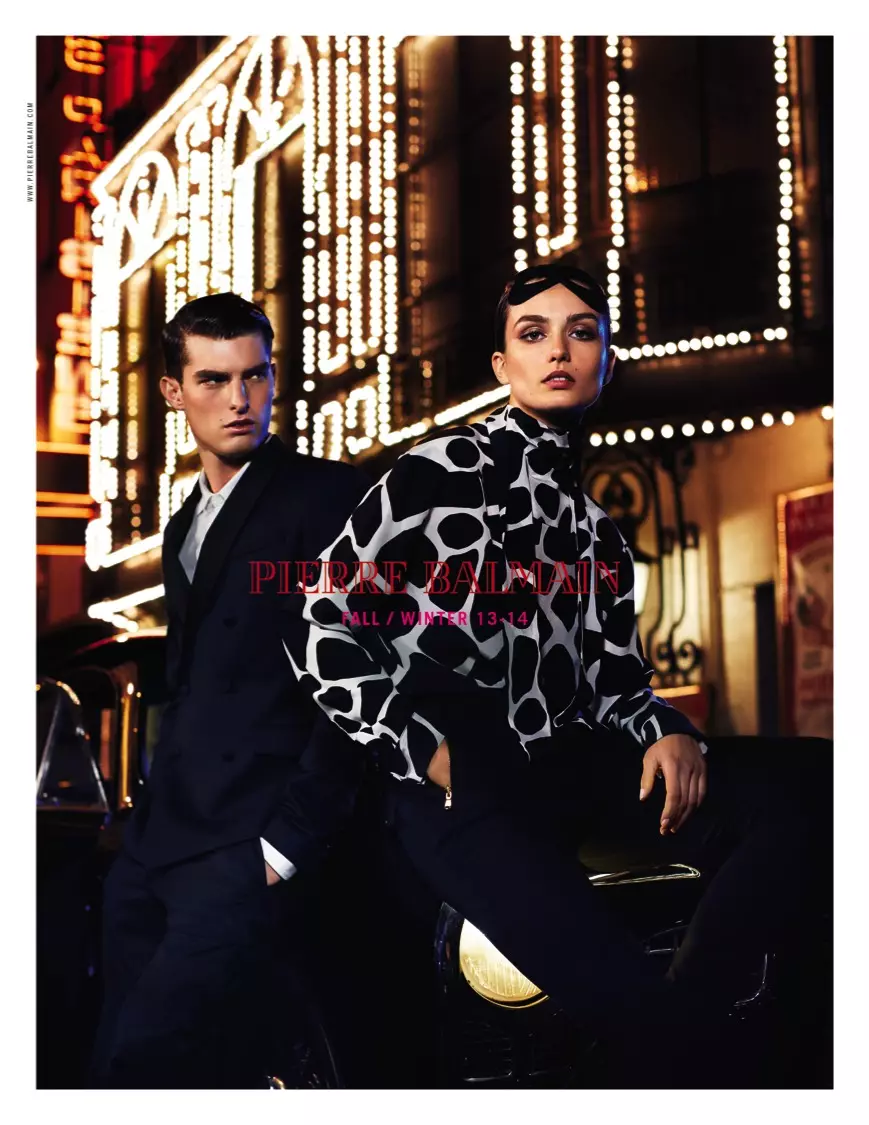 Andreea Diaconu fronter Pierre Balmain Efterårskampagne 2013