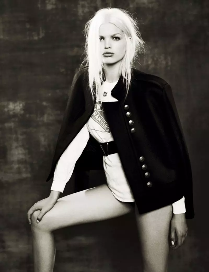 Daphne Groeneveld Rocks Cool Fashion د ماریانو ویوانکو میوز شوټ لپاره