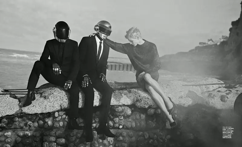 Saskia de Brauw se připojuje k Daft Punk v M le Monde Shoot od Petera Lindbergha