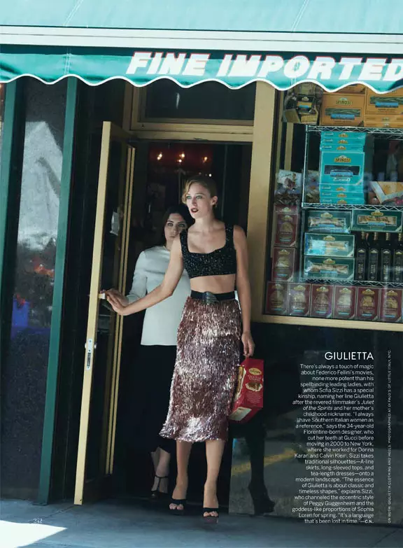 Raquel Zimmermann Ya Haɗu da Masu Zane don Peter Lindbergh's Vogue US Shoot