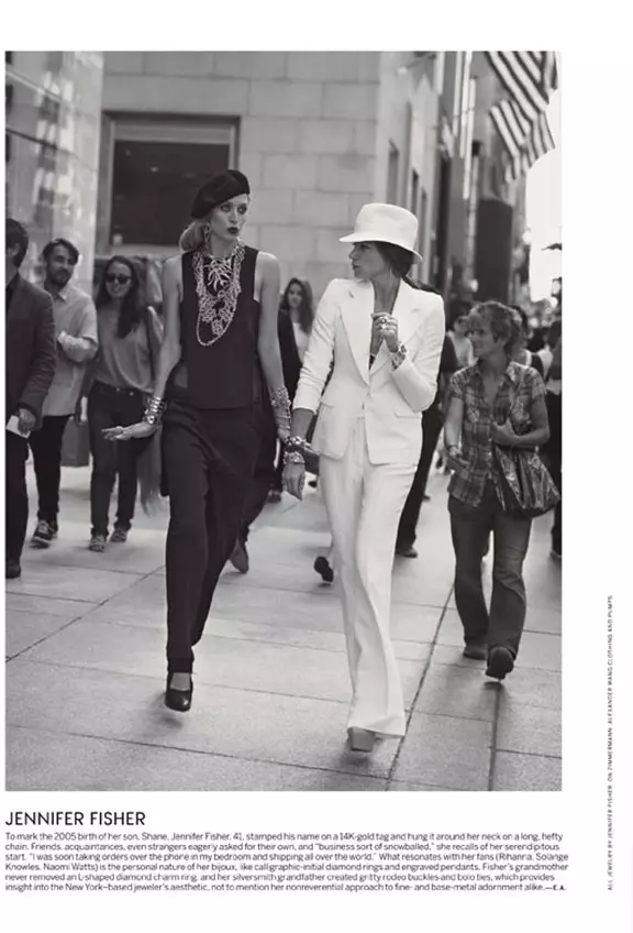 Raquel Zimmermann Ya Haɗu da Masu Zane don Peter Lindbergh's Vogue US Shoot