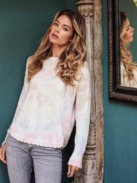 Doutzen Kroes izskatās eleganti atkārtotajā Cashmere Spring 2020 līnijā