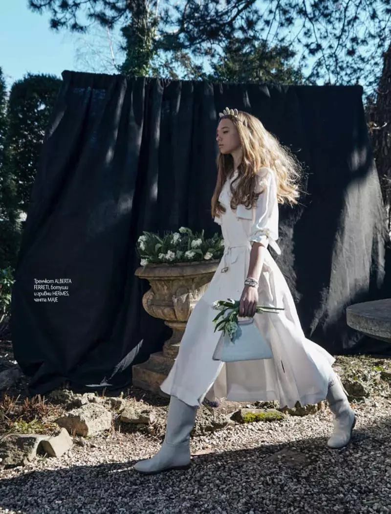 Lia S Models Chic Ensembles for ELLE Bulgaria