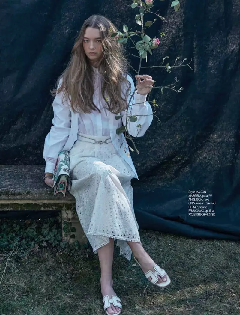 Lia S Models Chic Ensembles for ELLE Bulgaria