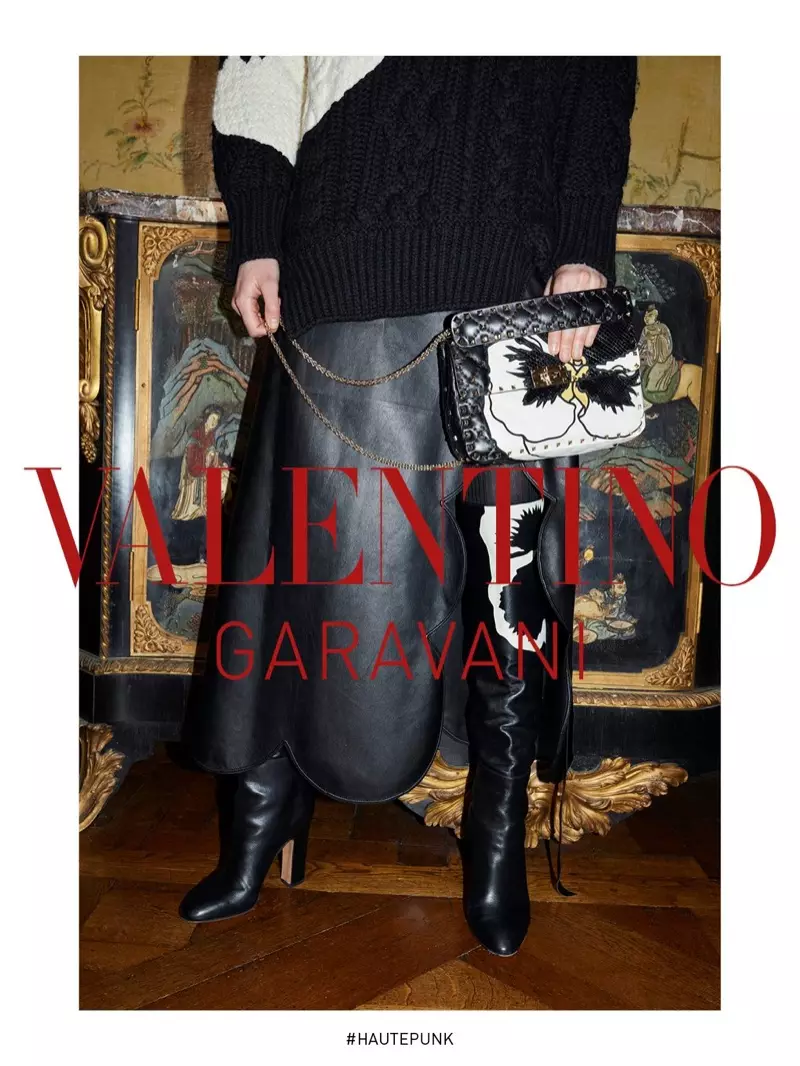 ຮູບພາບຈາກແຄມເປນ Valentino ລະດູໃບໄມ້ຫຼົ່ນ-ລະດູຫນາວ 2018