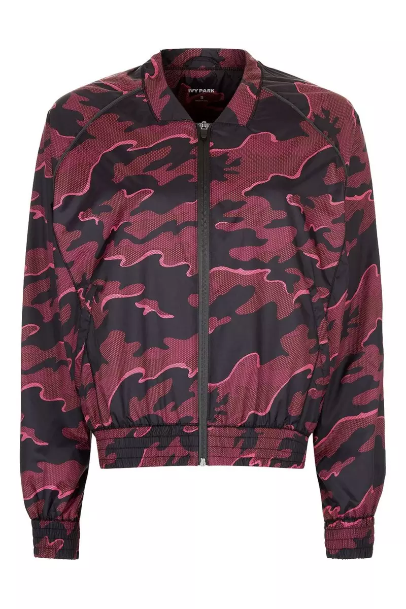 Ivy Park Camo Print Bomber jope