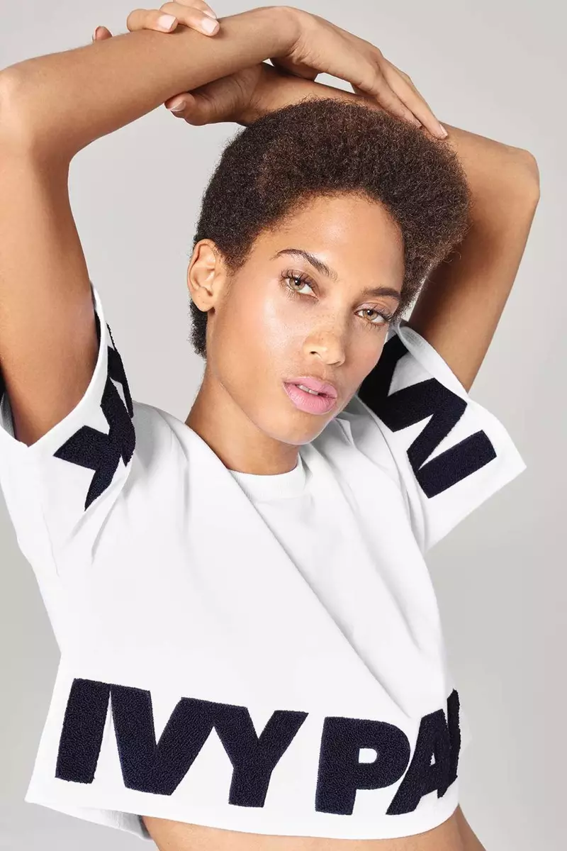 Cropped T-shirt met Ivy Park-logo