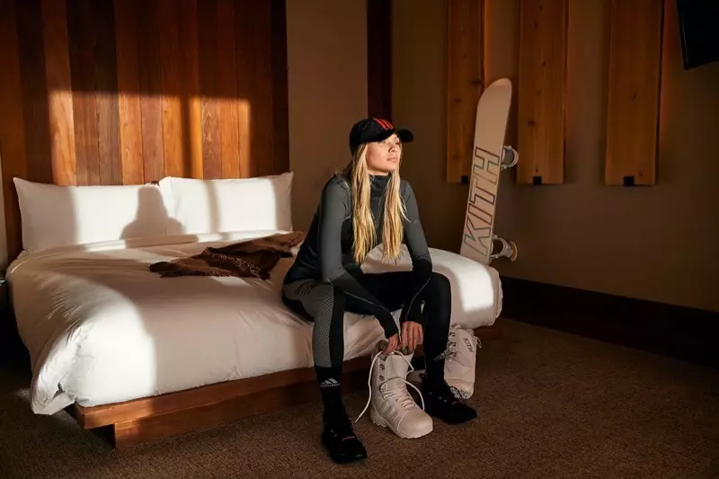 Le mannequin Josie Canseco apparaît dans la campagne Kith x adidas Terrex