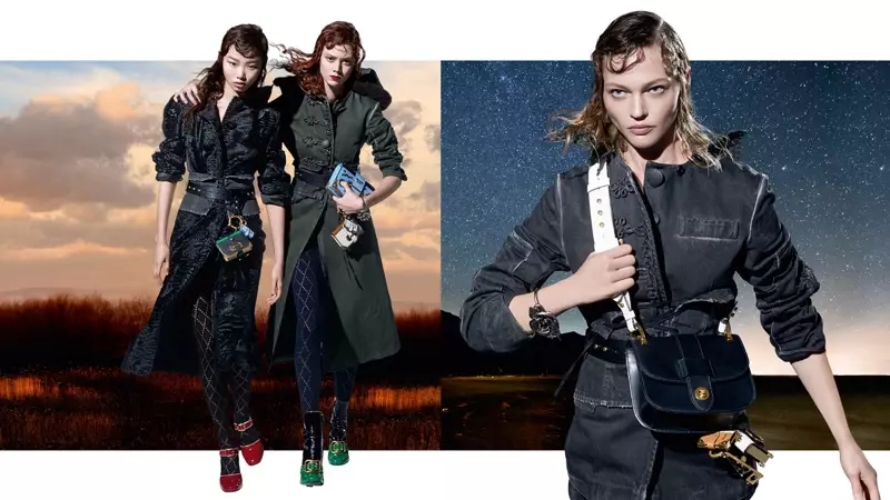 Prada 2016-cı ilin payız-qış kampaniyasını təqdim edir