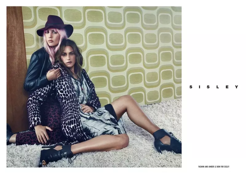 Amber en Yasmin Le Bon schitteren in Sisley's herfst-winter 2016 campagne