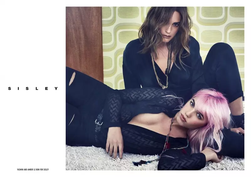 A dupla de modelos mãe e filha Yasmin e Amber le Bon lideram a campanha outono-inverno 2016 da Sisley