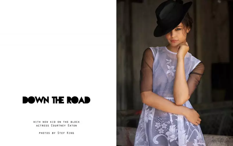 Courtney Eaton de Stef King en "Down the Road" para Fashion Gone Rogue