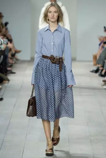 Michael Kors tekent op 50s Americana foar Spring 2015