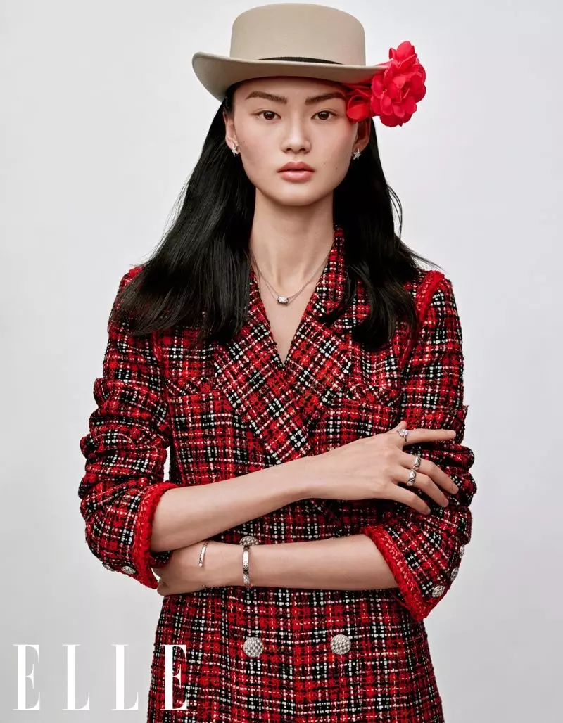 He Cong ELLE China 2020 Portada Primavera Moda Editorial