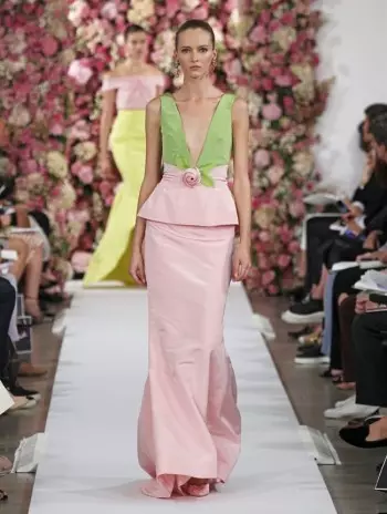 Delicias do xardín de Oscar de la Renta para a primavera de 2015