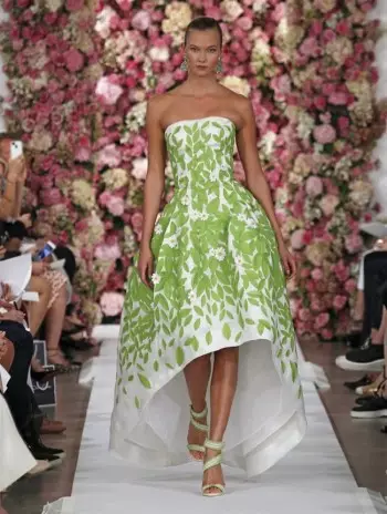 2015 වසන්තය සඳහා Oscar de la Renta's Garden Delights