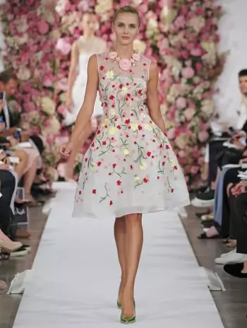 Oscar de la Renta's Garden Delights kanggo Spring 2015