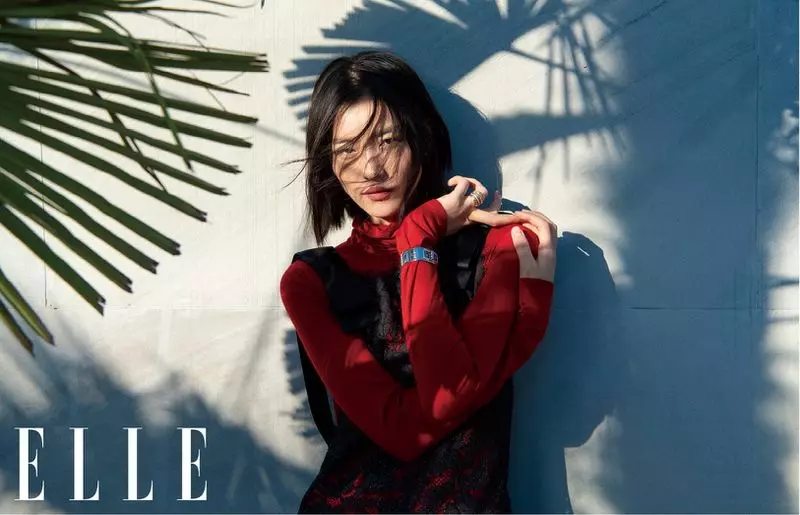 Liu Wen Models Autumn Styles for ELLE China Cover Story