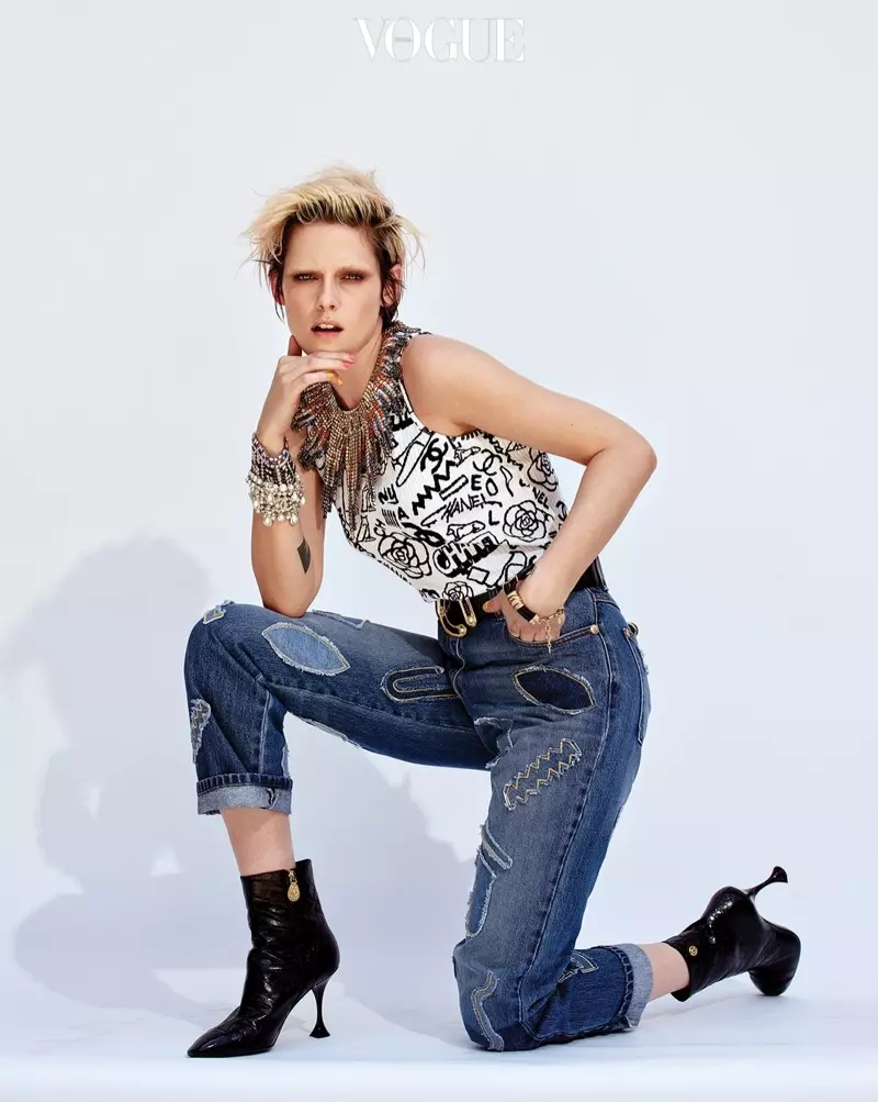 Kristen Stewart Vogue Korea 2019 Cover Chanel Fashion Shoot