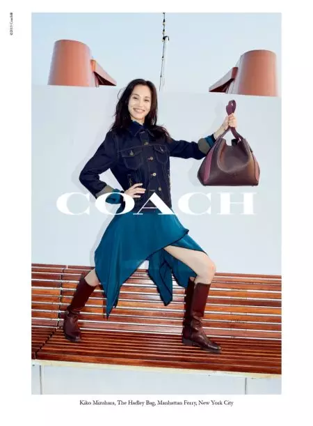 Liu Wen, Yara Shahidi ເອົາ NYC ສໍາລັບແຄມເປນ Coach Fall 2019